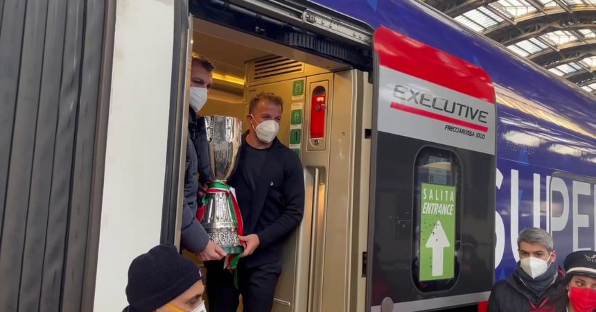 La Supercoppa arriva in Frecciarossa con Del Piero e Vieri