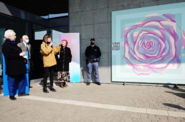 Violenza sulle donne, a Bergamo inaugurato un nuovo murales ecologico