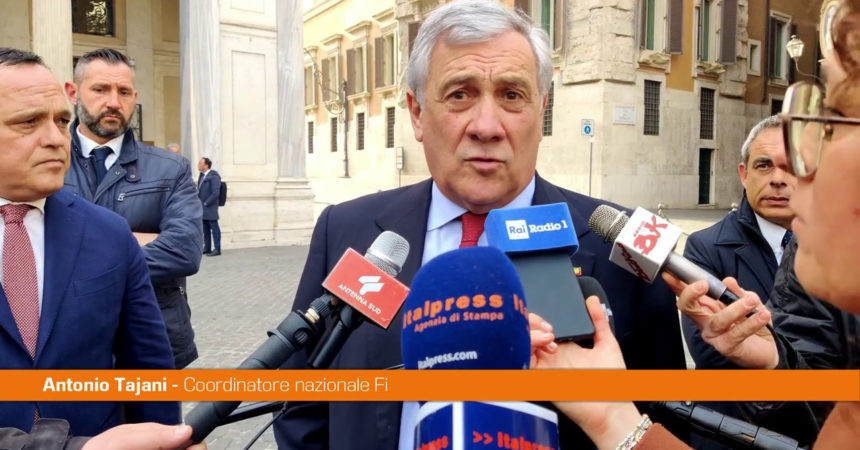 Tajani “Irresponsabile pensare di fare cadere il governo”