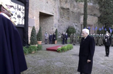 Mattarella commemora l’eccidio delle Fosse Ardeatine