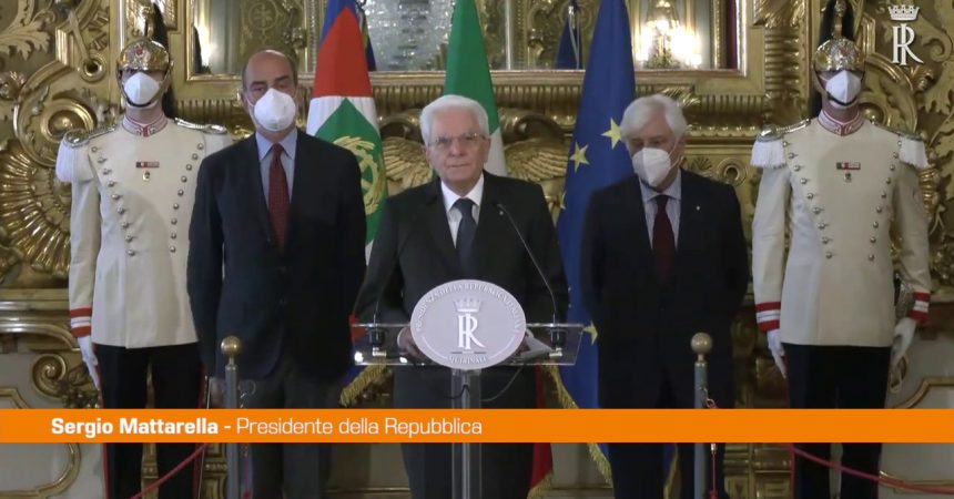 Mattarella “Inevitabile lo scioglimento delle Camere”