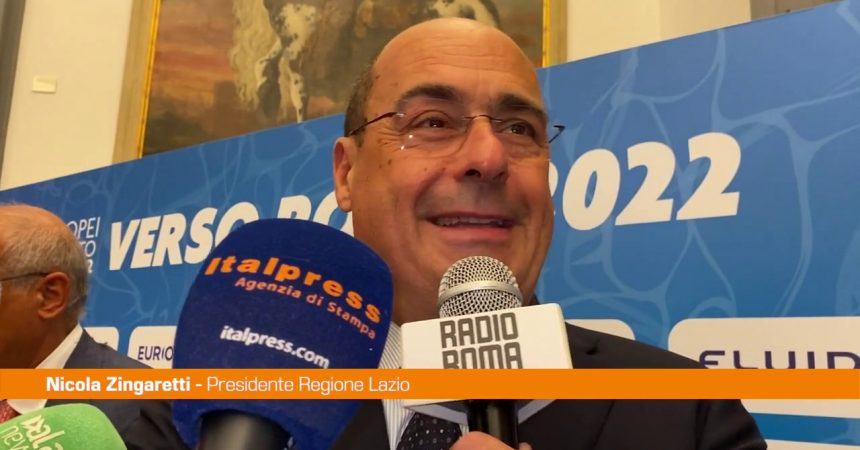 Zingaretti “Dalla Regione 3,5 mln per gli Europei di nuoto”