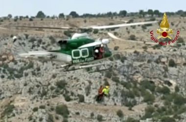 Escursionista soccorso dai Vigili del Fuoco a Matera