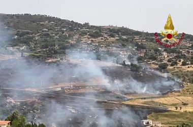 Incendi nel Palermitano, in azione i vigili del fuoco e 5 canadair