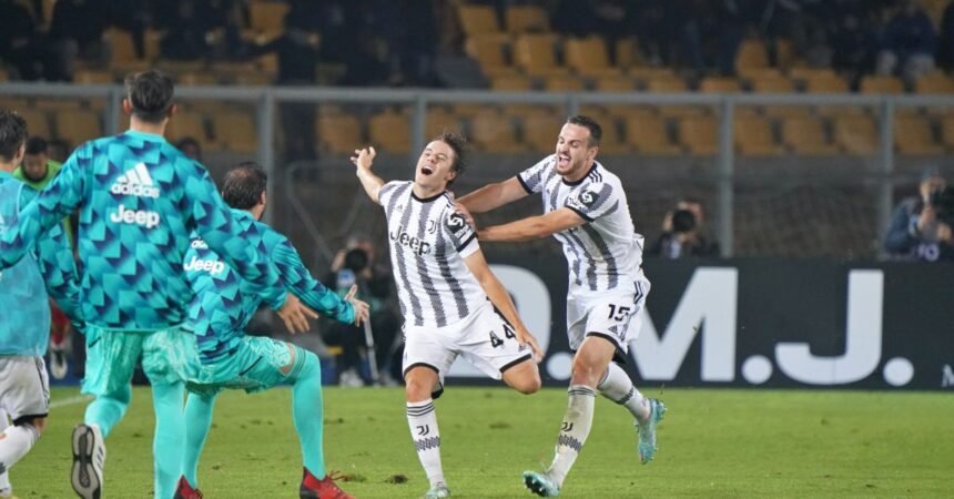 Perla di Fagioli, la Juventus vince a Lecce 1-0