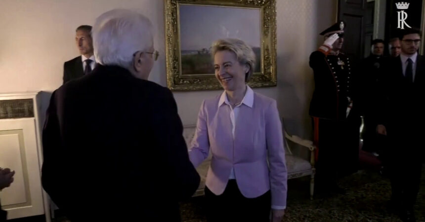 Mattarella incontra Von der Leyen a Milano