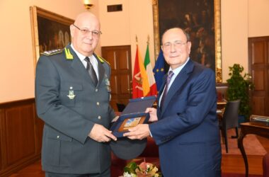 Schifani incontra il generale Lorusso della Guardia di Finanza