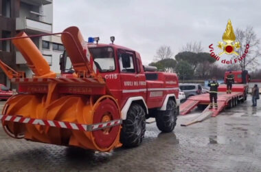 Oltre 200 interventi dei Vigili del Fuoco in Romagna per il maltempo