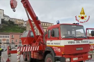 Maltempo in Campania,  740 interventi dei Vigili del Fuoco in 48 ore