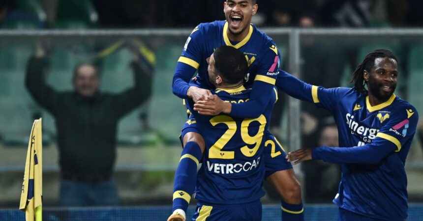 Al Verona lo scontro salvezza, Salernitana battuta 1-0