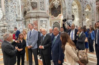 A Palermo Mattarella, il re di Spagna e il presidente del Portogallo