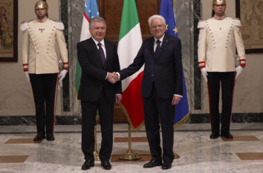 Mattarella incontra il presidente dell’Uzbekistan