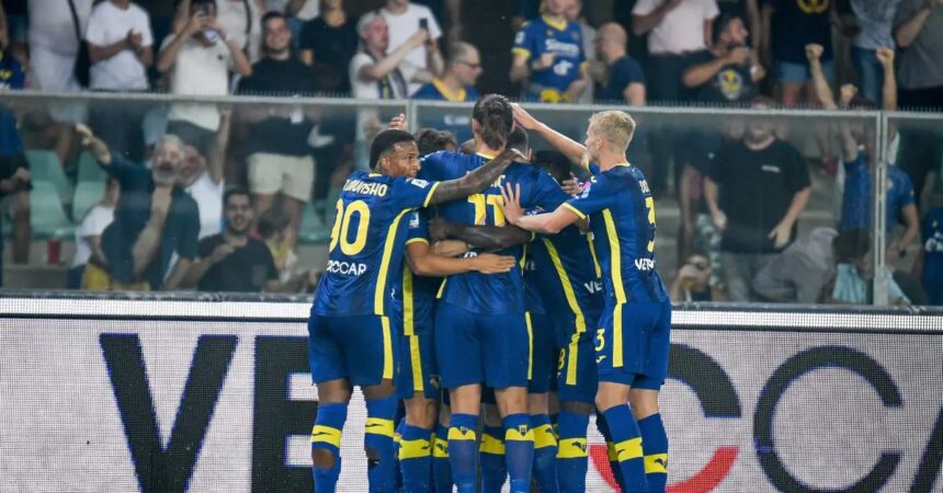 La Roma cade 2-1 al Bentegodi, Verona a punteggio pieno