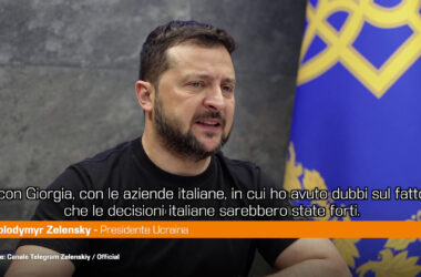 Zelensky “Mai avuto dubbi sul sostegno dell’Italia”