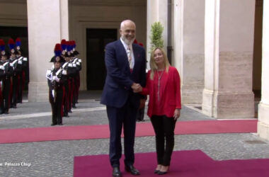 Meloni incontra il premier albanese Rama