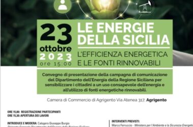 Ad Agrigento un convegno su rinnovabili ed efficienza energetica