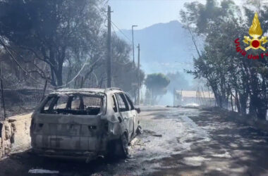 Incendi nel Palermitano, 21 interventi dei Vigili del fuoco