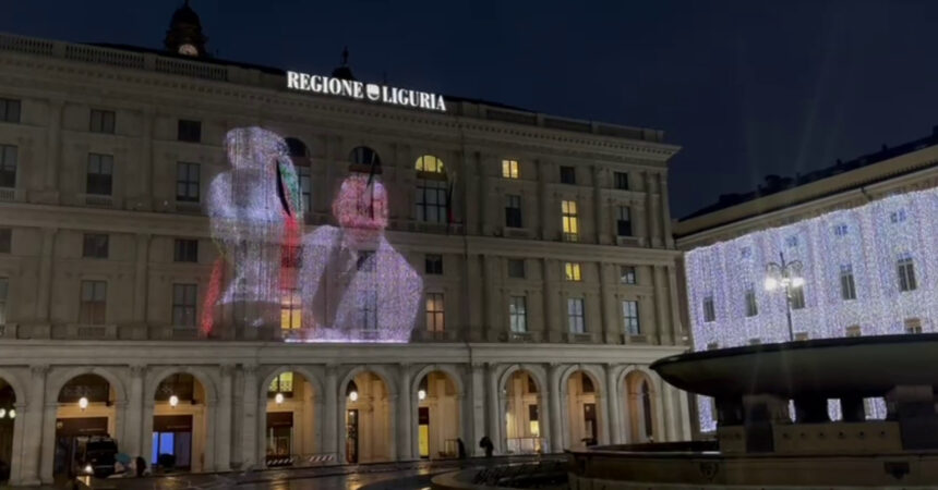 Palazzo Regione Liguria si illumina in ricordo di Gianluca Vialli