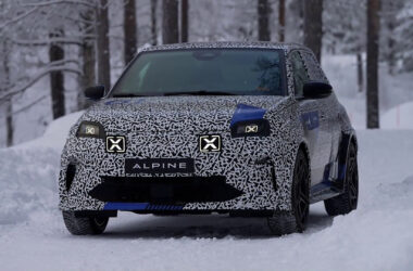 L’Alpine elettrica resiste al freddo polare