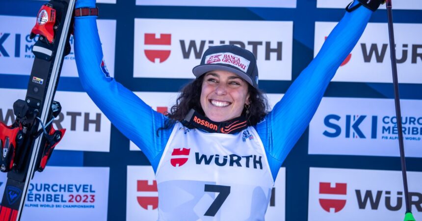 Ledecka vince SuperG donne a Saalbach, Brignone seconda