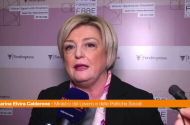 Calderone “Il futuro del lavoro passa dalla formazione”