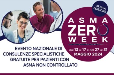 Riparte Asma Zero Week, consulenze specialistiche gratuite in 40 centri