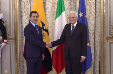 Mattarella riceve il Presidente dell’Ecuador