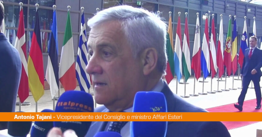 Tajani “Favorevoli a stato palestinese ma non guidato da Hamas”