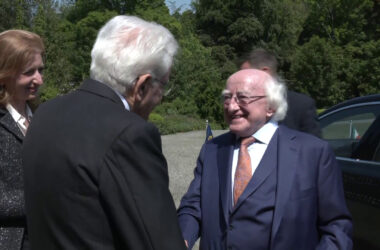 Irlanda, Mattarella e Higgins inaugurano Parco Italia