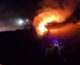 Incendio alla discarica di Bellolampo a Palermo, le immagini