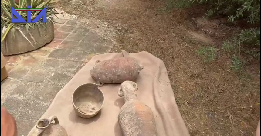 Sequestrati beni archeologici a trafficante collegato a Messina Denaro