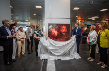 Via D’Amelio, all’aeroporto di Palermo svelata opera “Dei di Lava”