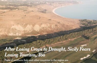 “Come dune nel deserto”. Siccità in Sicilia finisce sul New York Times