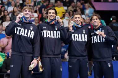 Bronzo per la staffetta azzurra 4×100