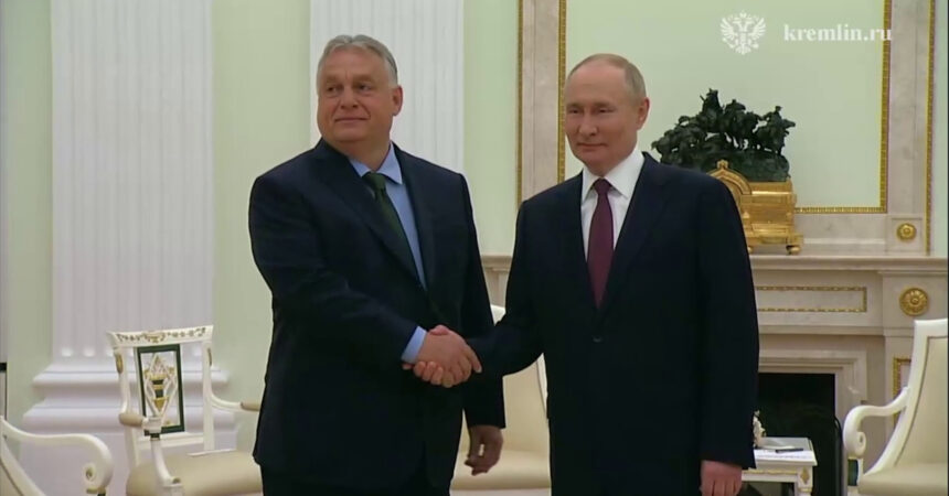 Putin incontra Orban al Cremlino