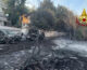 Roma, incendio sulla collina di Monte Mario, fiamme vicino case