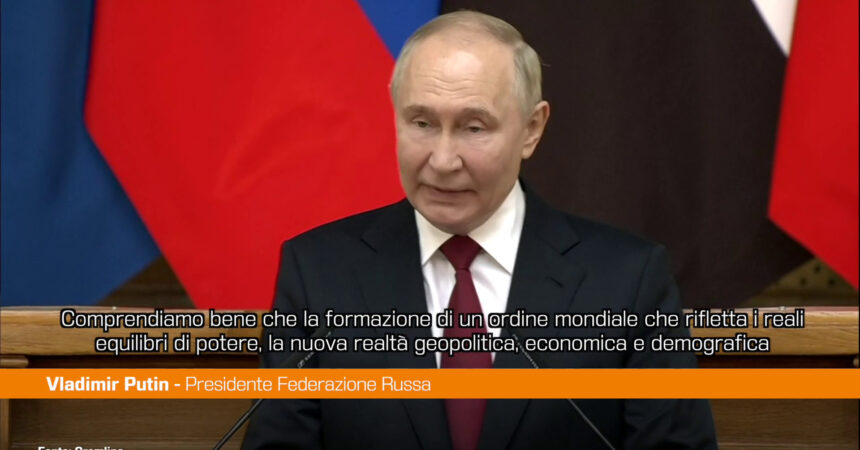 Putin “Dall’Occidente approccio coloniale”