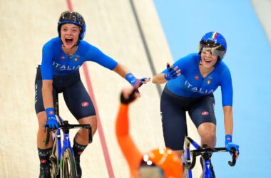 Tandem d’oro, Consonni e Guazzini vincono la Madison a Parigi