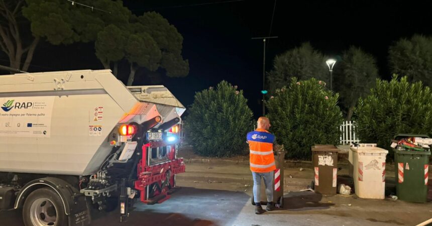 Palermo, dal 12 agosto a Mondello due turni quotidiani di ritiro della frazione organica per le utenze food