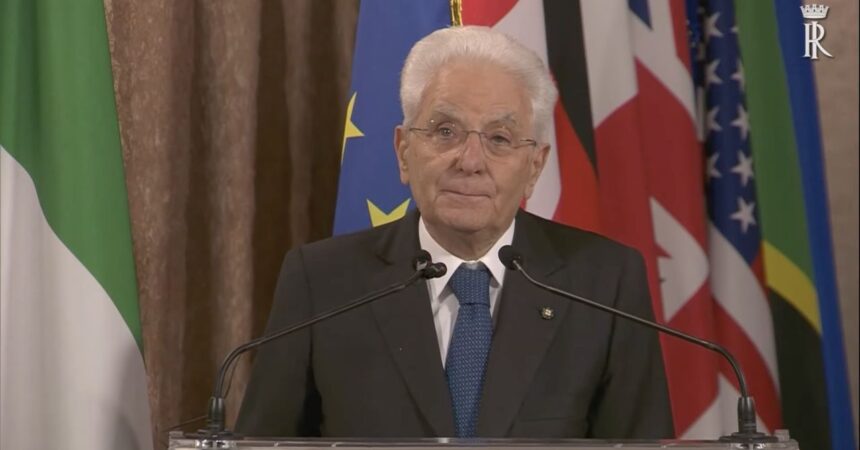 Mattarella “Nessun Paese può risolvere da solo questioni globali”