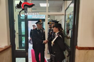 Siracusa, Luzi in visita al Comando provinciale dei Carabinieri