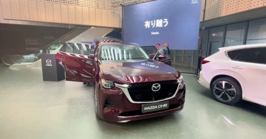 CX-80, sette posti secondo Mazda