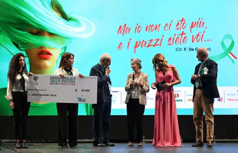 Giornata Salute Mentale, la Fondazione Dragotto premia il Progetto Itaca a Palermo