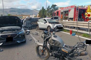 Incidente stradale sulla A29 nei pressi di Carini, ferito un centauto