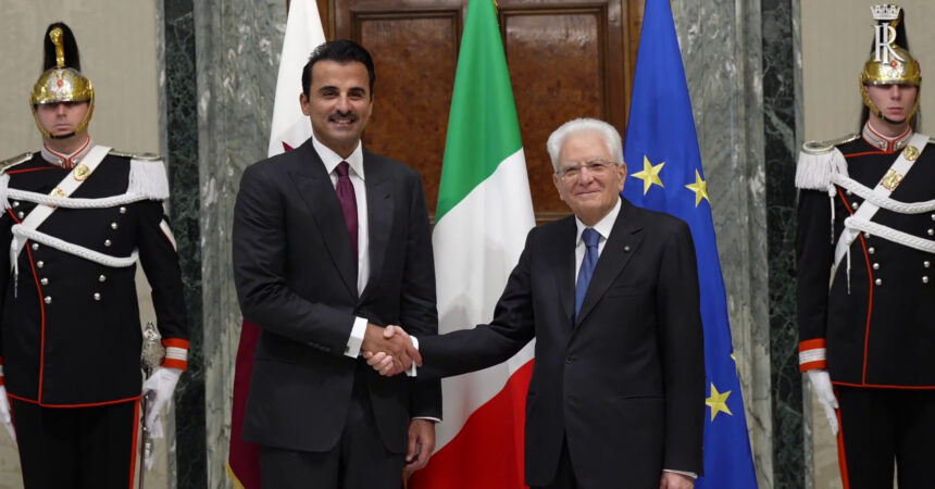 Mattarella riceve Al-Thani, “Qatar interlocutore essenziale”