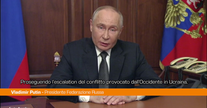 Putin “Armi occidentali contro la Russia, risponderemo”