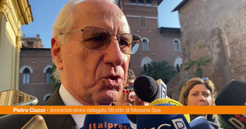 Ciucci “13 mld e mezzo il valore aggiornato del Ponte sullo stretto”