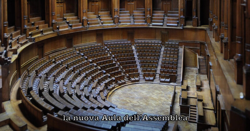 Compie 106 anni l’Aula della Camera progettata da Basile