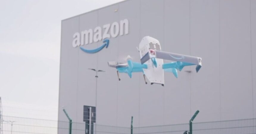 Amazon, primo volo di prova per le consegne con i droni in Abruzzo