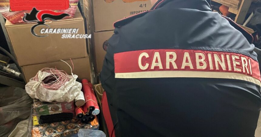 Sequestrati 35 chili di fuochi d’artificio a Siracusa, arrestato 43enne